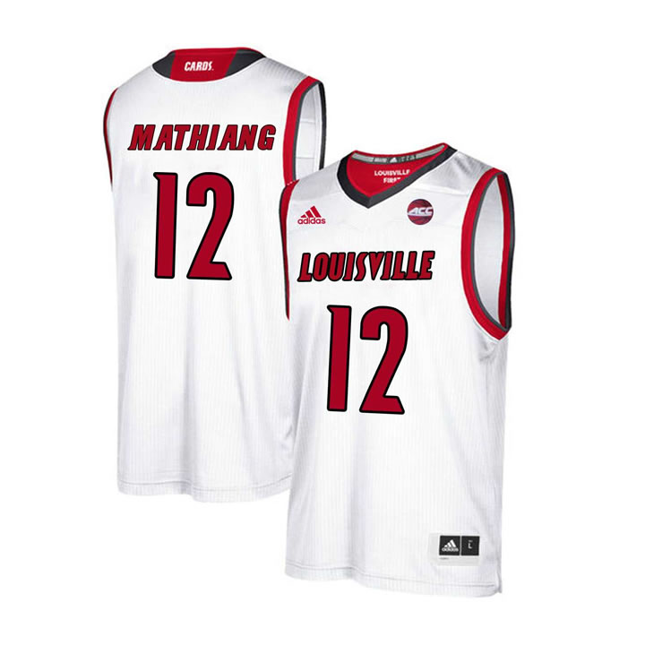 Louisville Cardinals 12 Mangok Mathiang White College Basketball Jersey Dzhi,We sell and wholesale Louisville Cardinals 12 Mangok Mathiang White College Basketball Jersey Dzhi on line form chian!