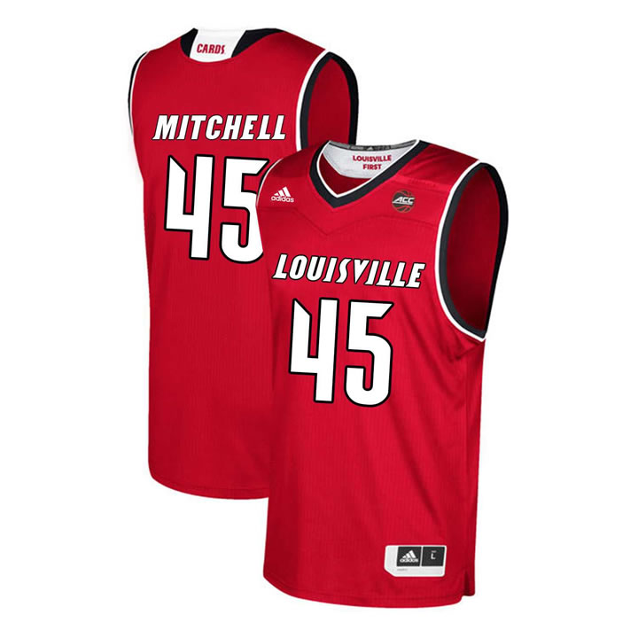Louisville Cardinals 45 Donovan Mitchell Red College Basketball Jersey Dzhi,We sell and wholesale Louisville Cardinals 45 Donovan Mitchell Red College Basketball Jersey Dzhi on line form chian!