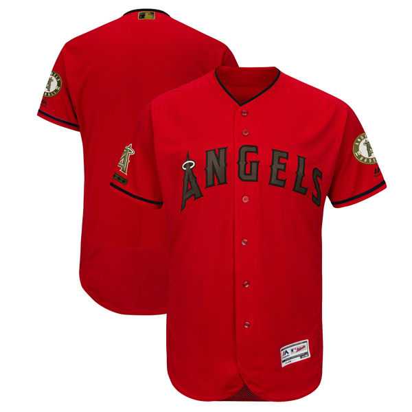Men's Customized Angels Any Name & Number Red 2018 Memorial Day Flexbase Jersey,We sell and wholesale Men's Customized Angels Any Name & Number Red 2018 Memorial Day Flexbase Jersey on line form chian!