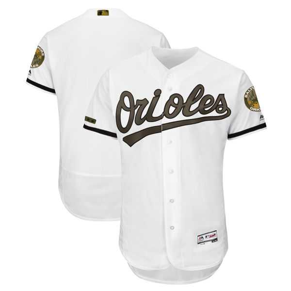 Men's Customized Orioles Any Name & Number White 2018 Memorial Day Flexbase Jersey,We sell and wholesale Men's Customized Orioles Any Name & Number White 2018 Memorial Day Flexbase Jersey on line form chian!