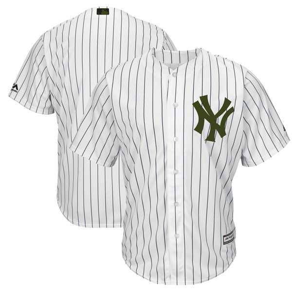 Men's Customized Yankees Any Name & Number White 2018 Memorial Day Cool Base Jersey,We sell and wholesale Men's Customized Yankees Any Name & Number White 2018 Memorial Day Cool Base Jersey on line form chian!