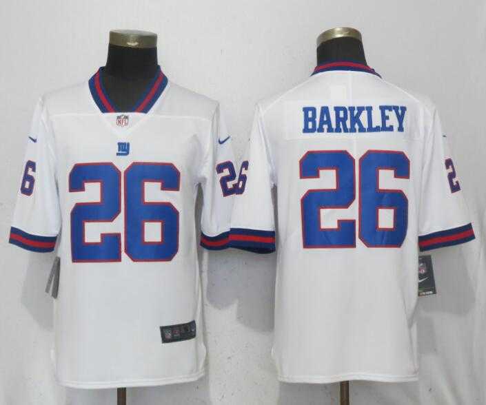 Nike Giants 26 Saquon Barkley White Color Rush Limited Jersey,We sell and wholesale Nike Giants 26 Saquon Barkley White Color Rush Limited Jersey on line form chian!