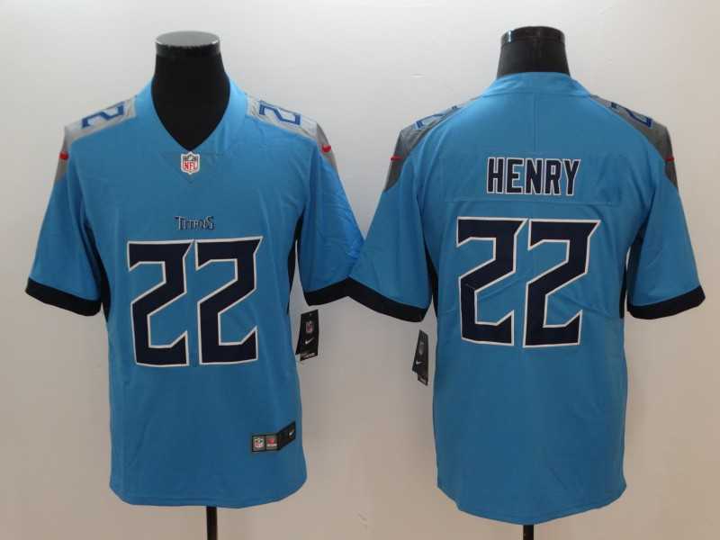 Nike Titans 22 Derrick Henry Light Blue Vapor Untouchable Player Limited Jersey,We sell and wholesale Nike Titans 22 Derrick Henry Light Blue Vapor Untouchable Player Limited Jersey on line form chian!
