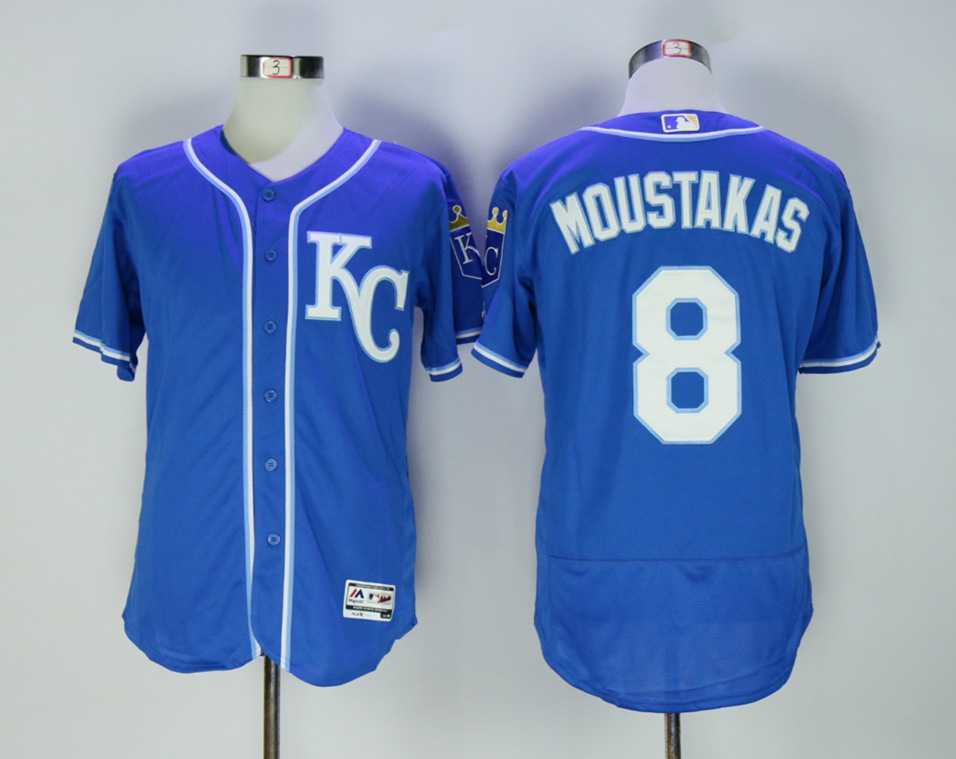 Royals 8 Mike Moustakas Royal Flexbase Baseball Jerseys,We sell and wholesale Royals 8 Mike Moustakas Royal Flexbase Baseball Jerseys on line form chian!