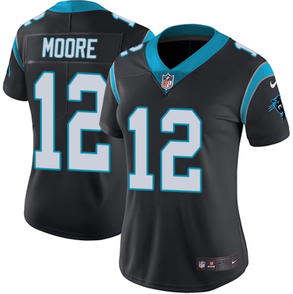 Women Nike Carolina Panthers #12 DJ Moore Black NFL Vapor Untouchable Player Limited Jersey,We sell and wholesale Women Nike Carolina Panthers #12 DJ Moore Black NFL Vapor Untouchable Player Limited Jersey on line form chian!