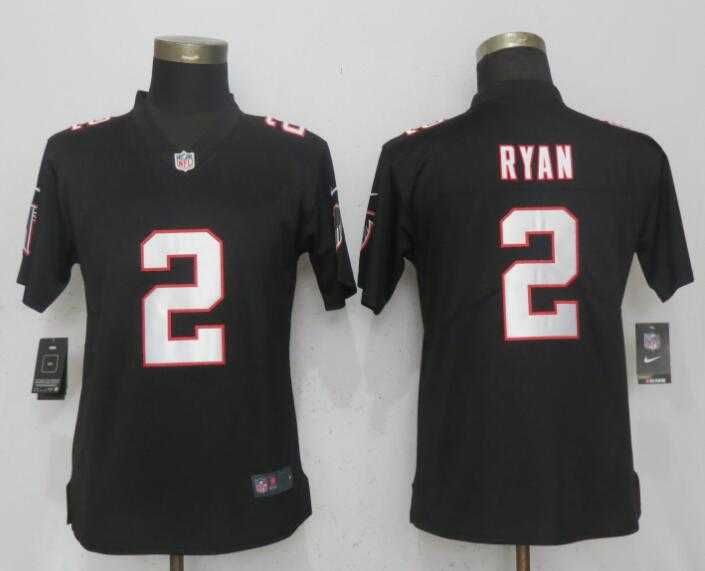 Women Nike Falcons 2 Matt Ryan Black Vapor Untouchable Limited Jersey,We sell and wholesale Women Nike Falcons 2 Matt Ryan Black Vapor Untouchable Limited Jersey on line form chian!