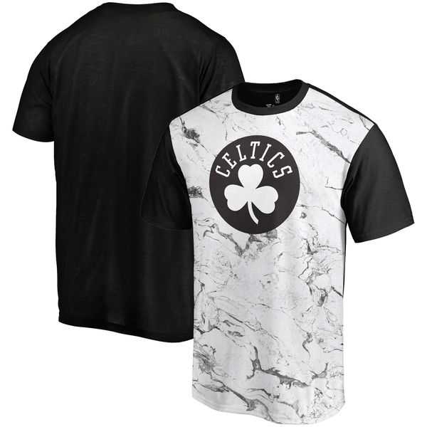 Boston Celtics Marble Sublimated T Shirt White Black,We sell and wholesale Boston Celtics Marble Sublimated T Shirt White Black on line form chian!