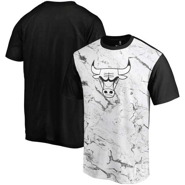 Chicago Bulls Marble Sublimated T Shirt White Black,We sell and wholesale Chicago Bulls Marble Sublimated T Shirt White Black on line form chian!