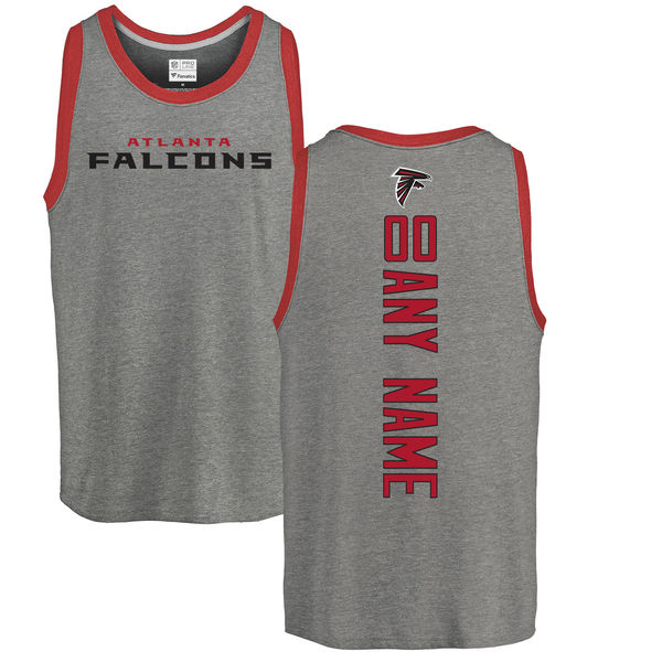 Customized Men's Atlanta Falcons NFL Pro Line by Fanatics Branded Personalized Backer Tri-Blend Tank Top - Ash,We sell and wholesale Customized Men's Atlanta Falcons NFL Pro Line by Fanatics Branded Personalized Backer Tri-Blend Tank Top - Ash on line form chian!