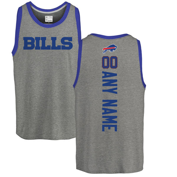 Customized Men's Buffalo Bills NFL Pro Line by Fanatics Branded Personalized Backer Tri-Blend Tank Top - Ash,We sell and wholesale Customized Men's Buffalo Bills NFL Pro Line by Fanatics Branded Personalized Backer Tri-Blend Tank Top - Ash on line form chian!