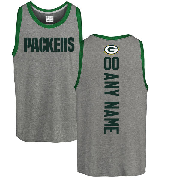 Customized Men's Green Bay Packers NFL Pro Line by Fanatics Branded Personalized Backer Tri-Blend Tank Top - Ash,We sell and wholesale Customized Men's Green Bay Packers NFL Pro Line by Fanatics Branded Personalized Backer Tri-Blend Tank Top - Ash on line form chian!