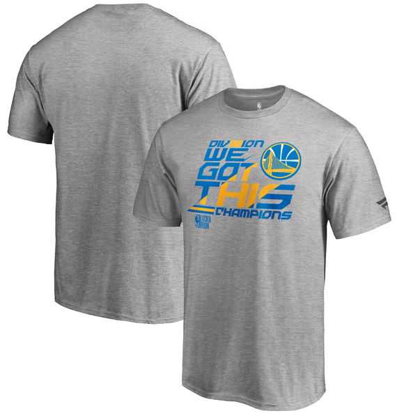Golden State Warriors Fanatics Branded 2018 NBA Pacific Division Champions Locker Room T-Shirt Heather Gray,We sell and wholesale Golden State Warriors Fanatics Branded 2018 NBA Pacific Division Champions Locker Room T-Shirt Heather Gray on line form chian!