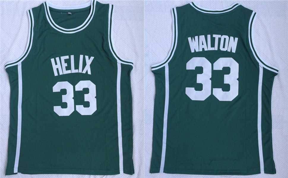 Helix High School 33 Bill Walton Green Basketball Stitched NBA Jersey,We sell and wholesale Helix High School 33 Bill Walton Green Basketball Stitched NBA Jersey on line form chian!