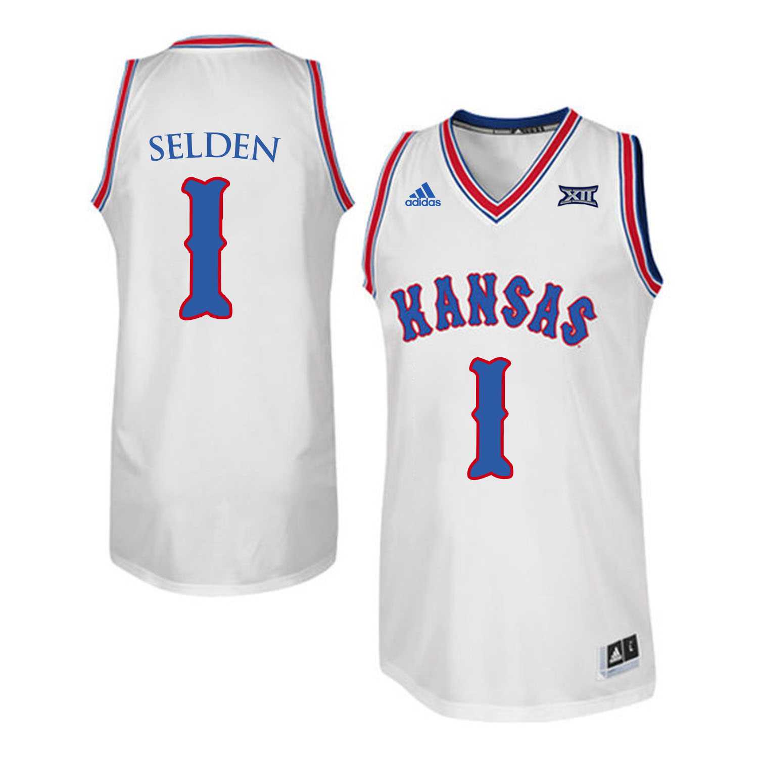 Kansas Jayhawks 1 Wayne Selden Jr. White Throwback College Basketball Jersey Dzhi,We sell and wholesale Kansas Jayhawks 1 Wayne Selden Jr. White Throwback College Basketball Jersey Dzhi on line form chian!