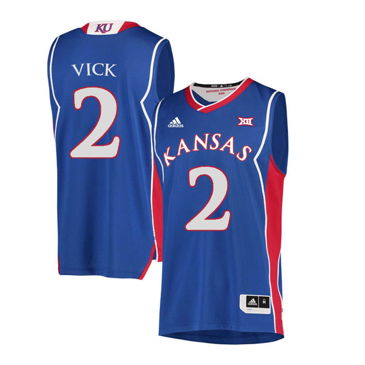 Kansas Jayhawks 2 Lagerald Vick Blue Throwback College Basketball Jersey Dzhi,We sell and wholesale Kansas Jayhawks 2 Lagerald Vick Blue Throwback College Basketball Jersey Dzhi on line form chian!