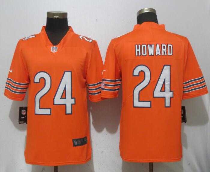 Nike Bears 24 Jordan Howard Orange Vapor Untouchable Limited Jersey,We sell and wholesale Nike Bears 24 Jordan Howard Orange Vapor Untouchable Limited Jersey on line form chian!