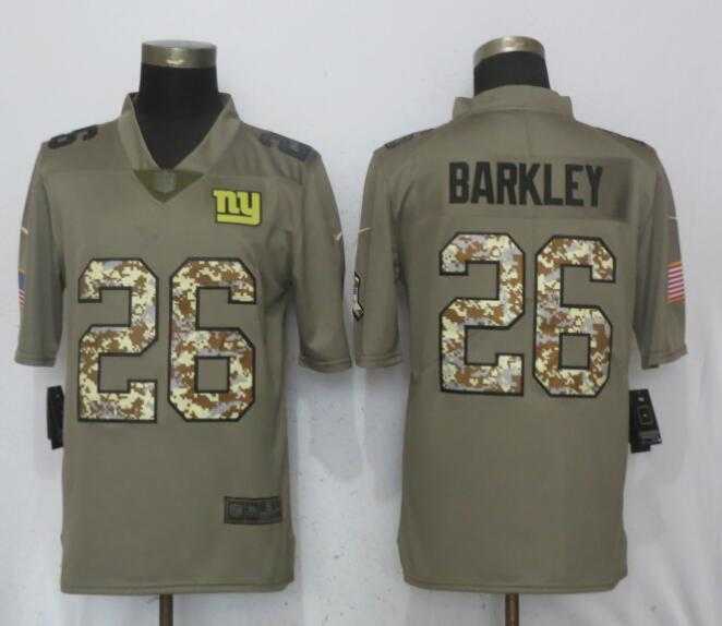 Nike Giants 26 Saquon Barkleyn Olive Vapor Salute To Service Limited Jersey,We sell and wholesale Nike Giants 26 Saquon Barkleyn Olive Vapor Salute To Service Limited Jersey on line form chian!