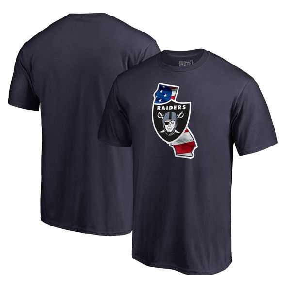 Oakland Raiders Navy NFL Pro Line by Fanatics Branded Banner State T Shirt,We sell and wholesale Oakland Raiders Navy NFL Pro Line by Fanatics Branded Banner State T Shirt on line form chian!