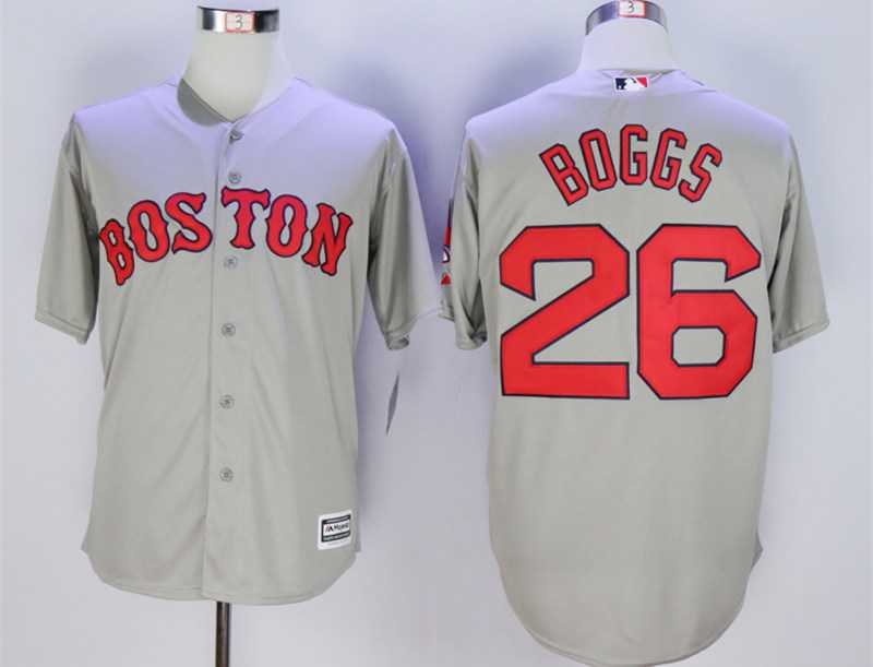 Red Sox 26 Wade Boggs Gray Cool Base Baseball Jerseys,We sell and wholesale Red Sox 26 Wade Boggs Gray Cool Base Baseball Jerseys on line form chian!