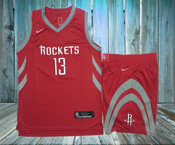 Rockets 13 James Harden Red Nike Swingman Stitched NBA Jersey(With Shorts),We sell and wholesale Rockets 13 James Harden Red Nike Swingman Stitched NBA Jersey(With Shorts) on line form chian!
