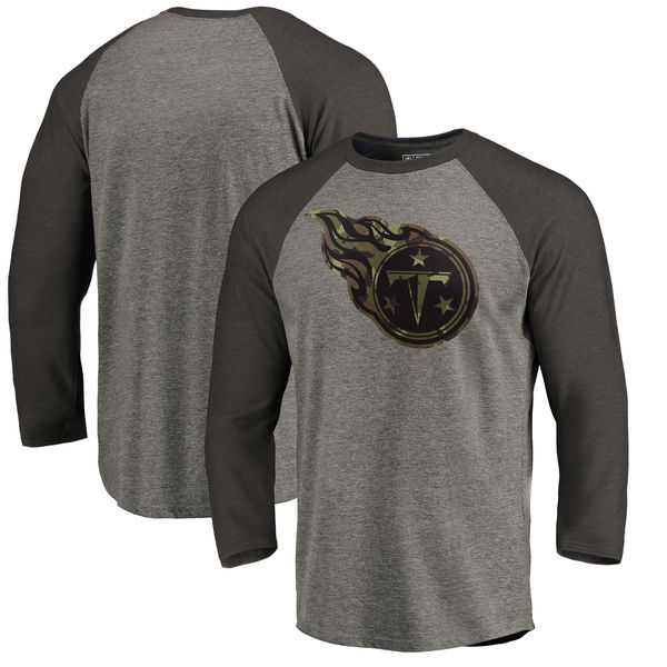 Tennessee Titans NFL Pro Line by Fanatics Branded Black Gray Tri Blend 34 Sleeve T Shirt,We sell and wholesale Tennessee Titans NFL Pro Line by Fanatics Branded Black Gray Tri Blend 34 Sleeve T Shirt on line form chian!
