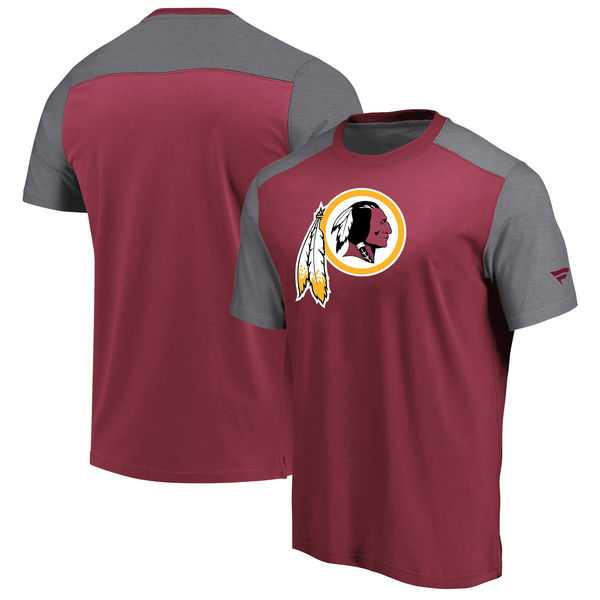 Washington Redskins NFL Pro Line by Fanatics Branded Iconic Color Block T-Shirt Burgundy Heathered Gray,We sell and wholesale Washington Redskins NFL Pro Line by Fanatics Branded Iconic Color Block T-Shirt Burgundy Heathered Gray on line form chian!