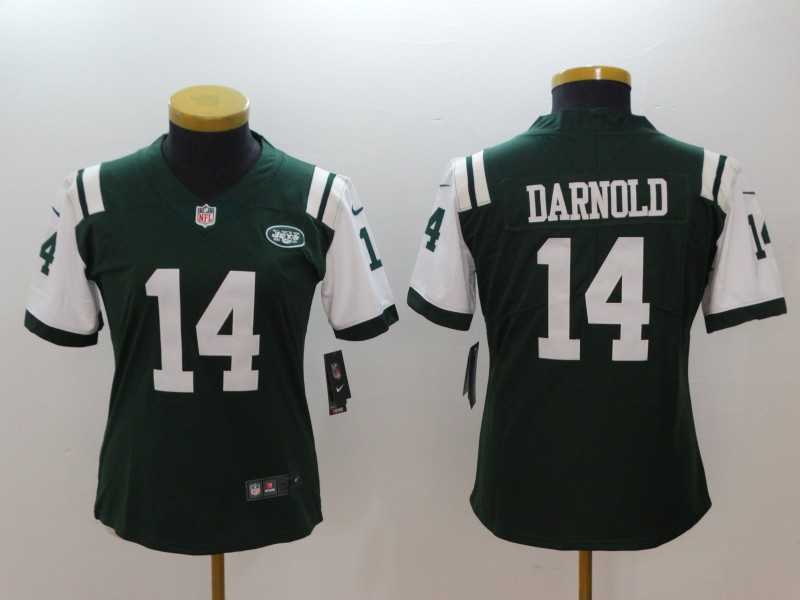 Women Nike Jets 14 Sam Darnold Green Vapor Untouchable Player Limited Jersey,We sell and wholesale Women Nike Jets 14 Sam Darnold Green Vapor Untouchable Player Limited Jersey on line form chian!