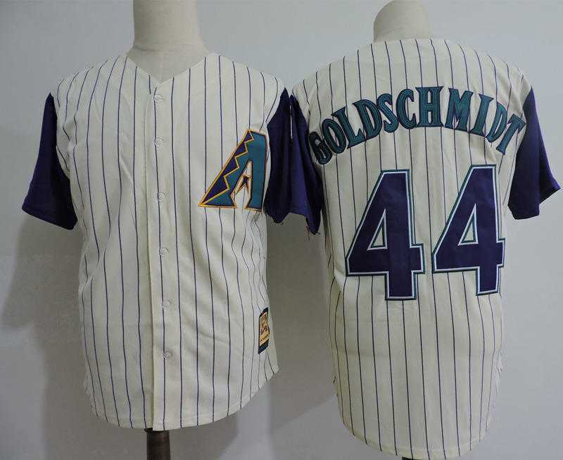 Arizona Diamondbacks #44 Paul Goldschmidt Cream Throwback Stitched MLB Jerseys Dzhi,We sell and wholesale Arizona Diamondbacks #44 Paul Goldschmidt Cream Throwback Stitched MLB Jerseys Dzhi on line form chian!