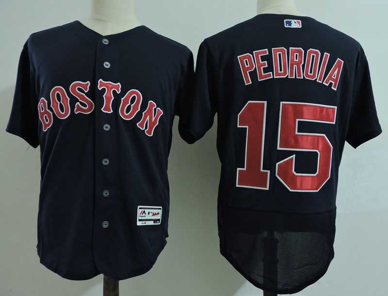Boston Red Sox #15 Dustin Pedroia Navy Blue Flexbase Stitched Jersey Dzhi,We sell and wholesale Boston Red Sox #15 Dustin Pedroia Navy Blue Flexbase Stitched Jersey Dzhi on line form chian!