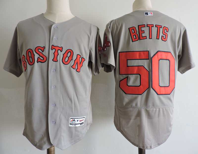 Boston Red Sox #50 Mookie Betts Gray Flexbase Stitched Jersey Dzhi,We sell and wholesale Boston Red Sox #50 Mookie Betts Gray Flexbase Stitched Jersey Dzhi on line form chian!