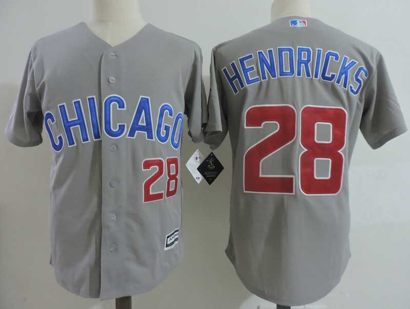 Chicago Cubs #28 Kyle Hendricks Gray New Cool Base Stitched Jersey Dzhi,We sell and wholesale Chicago Cubs #28 Kyle Hendricks Gray New Cool Base Stitched Jersey Dzhi on line form chian!