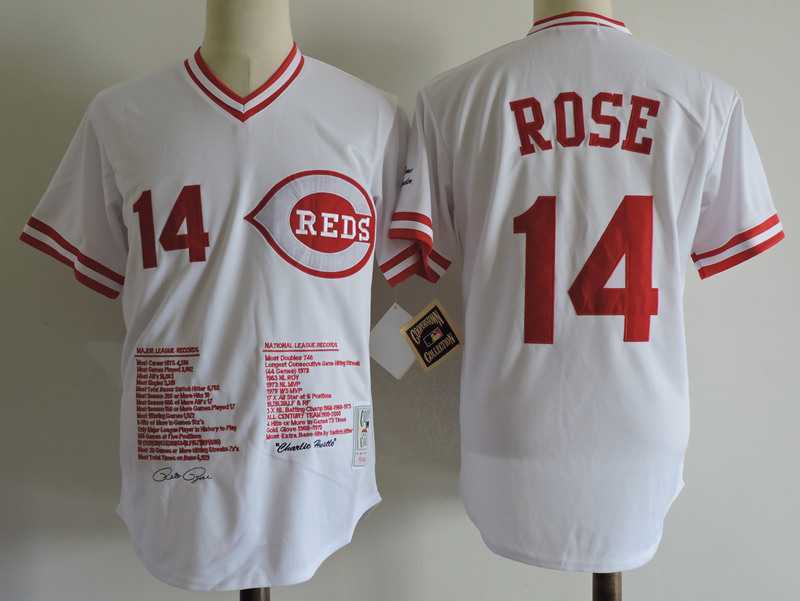 Cincinnati Reds #14 Pete Rose White Cooperstown Collection Mesh Batting Practice Stitched Jerseys Dzhi,We sell and wholesale Cincinnati Reds #14 Pete Rose White Cooperstown Collection Mesh Batting Practice Stitched Jerseys Dzhi on line form chian!
