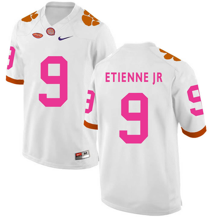 Clemson Tigers 9 Travis Etienne Jr White 2018 Breast Cancer Awareness College Football Jersey DingZhi,We sell and wholesale Clemson Tigers 9 Travis Etienne Jr White 2018 Breast Cancer Awareness College Football Jersey DingZhi on line form chian!