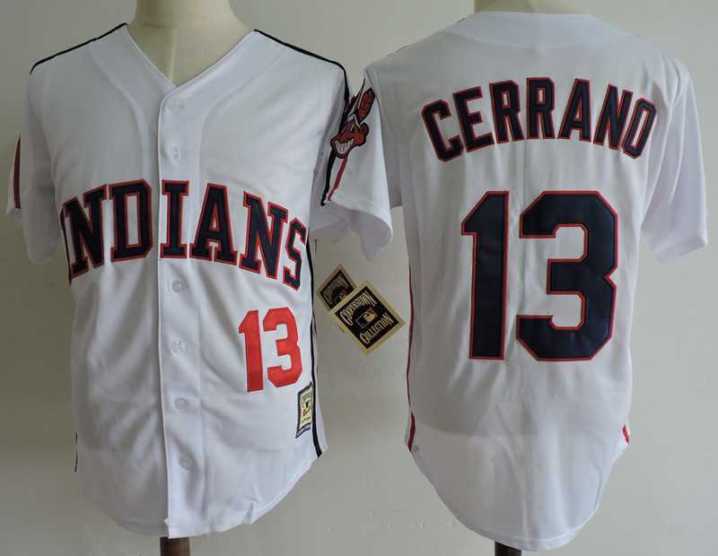 Cleveland Indians #13 Pedro Cerrano White Cooperstown Collection Jersey Dzhi,We sell and wholesale Cleveland Indians #13 Pedro Cerrano White Cooperstown Collection Jersey Dzhi on line form chian!