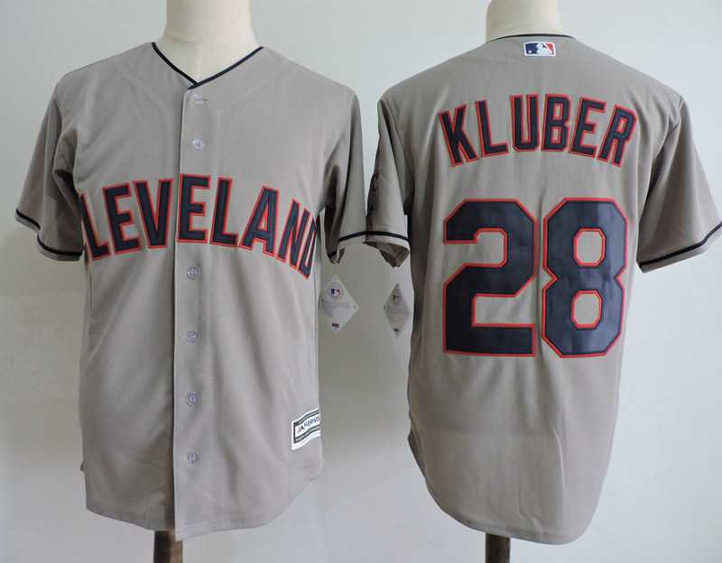 Cleveland Indians #28 Corey Kluber Gray Flexbase Jersey Dzhi,We sell and wholesale Cleveland Indians #28 Corey Kluber Gray Flexbase Jersey Dzhi on line form chian!