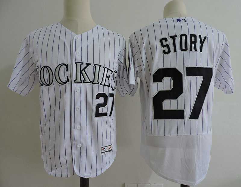 Colorado Rockies #27 Trevor Story White Flexbase Stitched Jersey Dzhi,We sell and wholesale Colorado Rockies #27 Trevor Story White Flexbase Stitched Jersey Dzhi on line form chian!