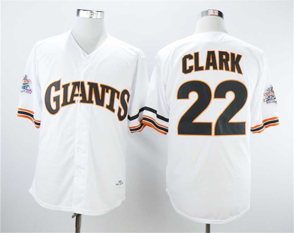 Giants 22 Will Clark 1989 Throwback Baseball Jerseys,We sell and wholesale Giants 22 Will Clark 1989 Throwback Baseball Jerseys on line form chian!