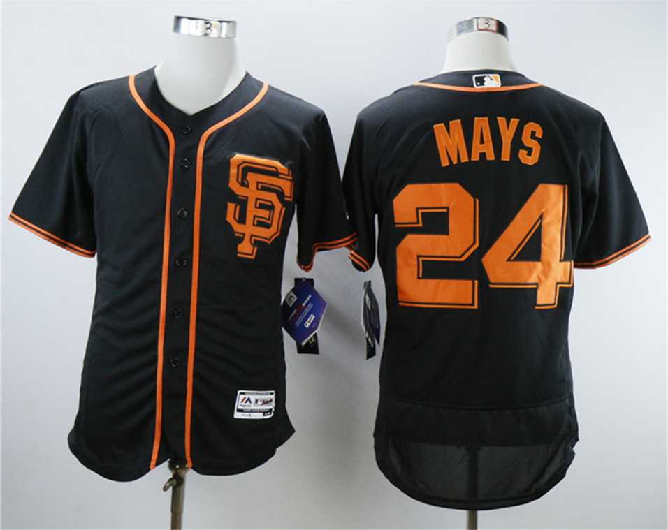 Giants 24 Willie Mays Black Flexbase Baseball Jerseys,We sell and wholesale Giants 24 Willie Mays Black Flexbase Baseball Jerseys on line form chian!