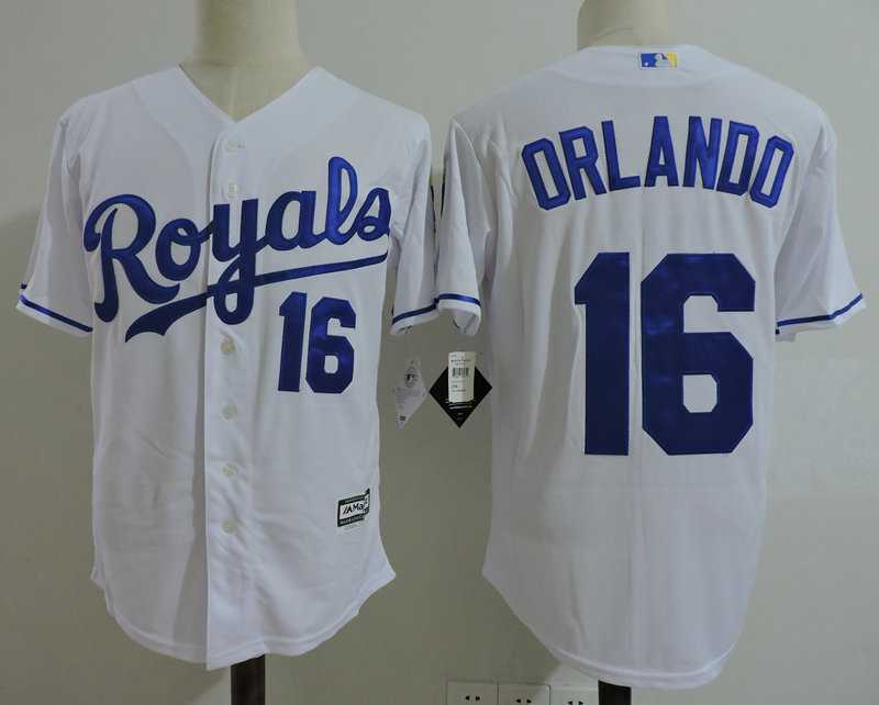 Kansas City Royals #16 Paulo Orlando White New Cool Base Stitched Jersey Dzhi,We sell and wholesale Kansas City Royals #16 Paulo Orlando White New Cool Base Stitched Jersey Dzhi on line form chian!