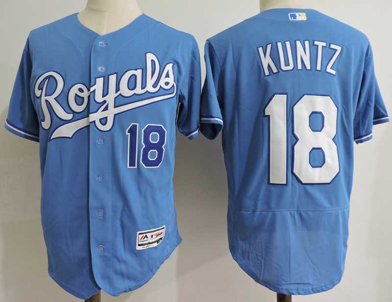 Kansas City Royals #18 Rusty Kunz Light Blue Flexbase Jersey Dzhi,We sell and wholesale Kansas City Royals #18 Rusty Kunz Light Blue Flexbase Jersey Dzhi on line form chian!