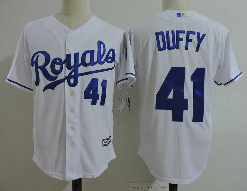 Kansas City Royals #41 Danny Duffy White New Cool Base Stitched Jersey Dzhi,We sell and wholesale Kansas City Royals #41 Danny Duffy White New Cool Base Stitched Jersey Dzhi on line form chian!