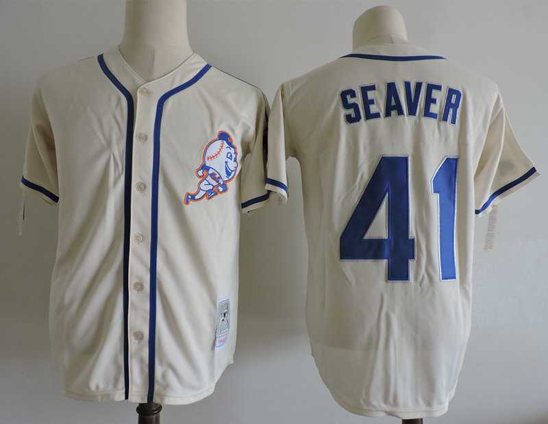 New York Mets #41 Tom Seaver Cream Cooperstown Collection Jersey Dzhi,We sell and wholesale New York Mets #41 Tom Seaver Cream Cooperstown Collection Jersey Dzhi on line form chian!