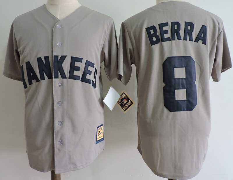 New York Yankees #8 Yogi Berra Gray Cooperstown Collection Jersey Dzhi,We sell and wholesale New York Yankees #8 Yogi Berra Gray Cooperstown Collection Jersey Dzhi on line form chian!