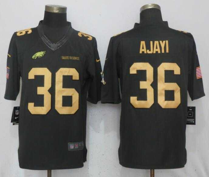 Nike Eagles 36 Jay Ajayi Anthracite Gold Salute To Service Limited Jersey,We sell and wholesale Nike Eagles 36 Jay Ajayi Anthracite Gold Salute To Service Limited Jersey on line form chian!
