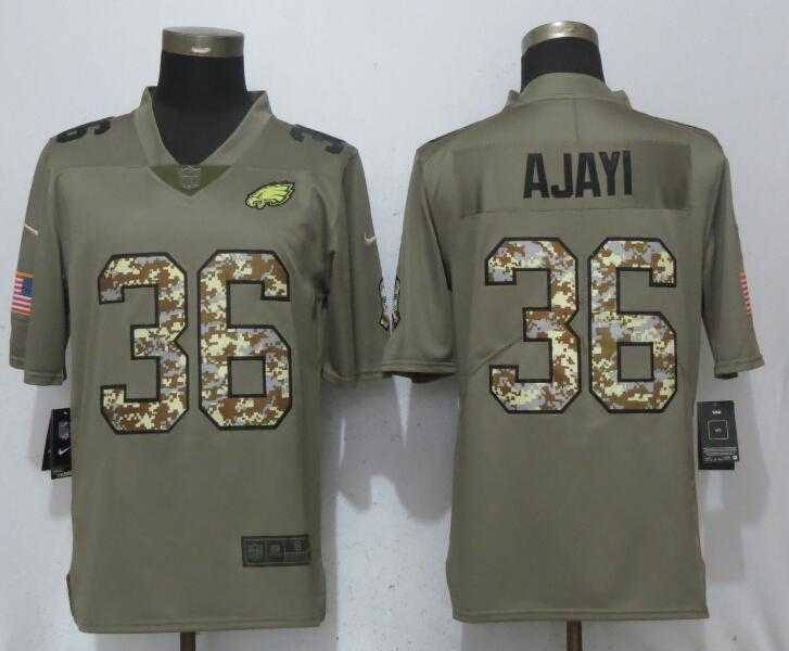 Nike Eagles 36 Jay Ajayi Olive Camo Salute To Service Limited Jersey,We sell and wholesale Nike Eagles 36 Jay Ajayi Olive Camo Salute To Service Limited Jersey on line form chian!
