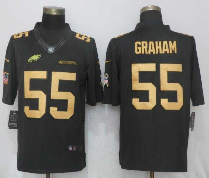 Nike Eagles 55 Brandon Graham Anthracite Gold Salute To Service Limited Jersey,We sell and wholesale Nike Eagles 55 Brandon Graham Anthracite Gold Salute To Service Limited Jersey on line form chian!