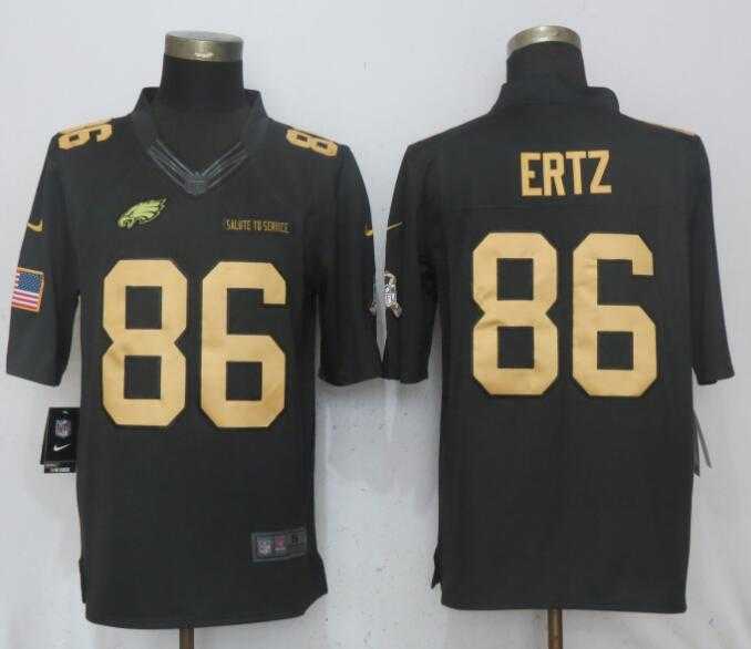 Nike Eagles 86 Zach Ertz Anthracite Gold Salute To Service Limited Jersey,We sell and wholesale Nike Eagles 86 Zach Ertz Anthracite Gold Salute To Service Limited Jersey on line form chian!