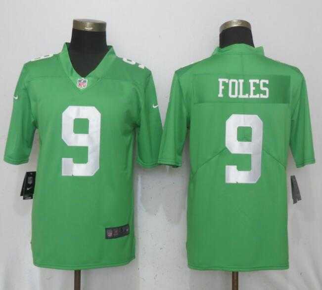 Nike Eagles 9 Nick Foles Green 2017 Vapor Untouchable Player Limited Jersey,We sell and wholesale Nike Eagles 9 Nick Foles Green 2017 Vapor Untouchable Player Limited Jersey on line form chian!