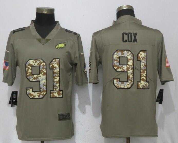 Nike Eagles 91 Fletcher Cox Olive Camo Salute To Service Limited Jersey,We sell and wholesale Nike Eagles 91 Fletcher Cox Olive Camo Salute To Service Limited Jersey on line form chian!