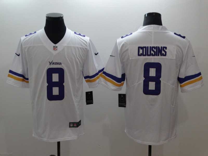 Nike Vikings 8 Kirk Cousins White Vapor Untouchable Limited Jersey,We sell and wholesale Nike Vikings 8 Kirk Cousins White Vapor Untouchable Limited Jersey on line form chian!